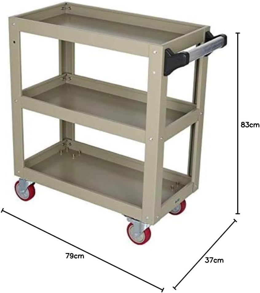 メタルツールカート モスグレー お気に入りの場所でずっと使い続けたい